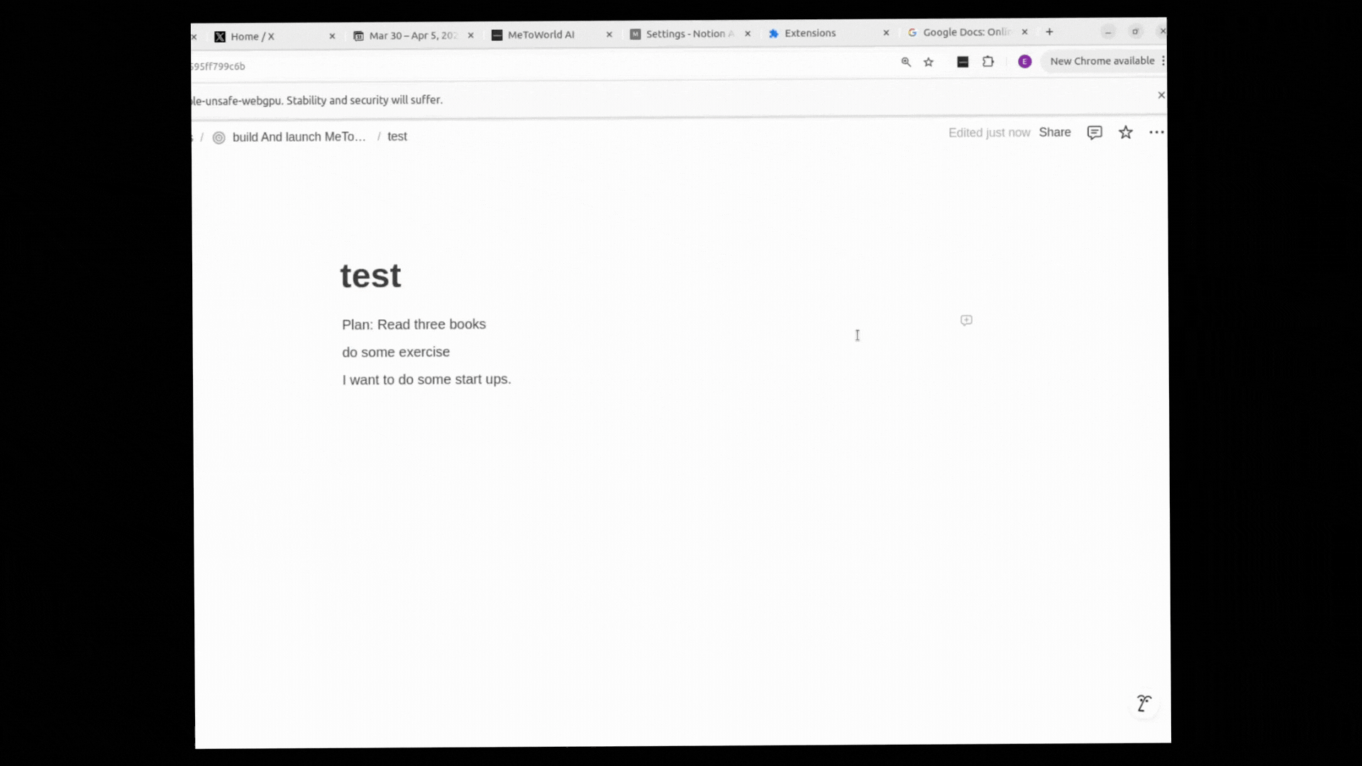 Notification Preview